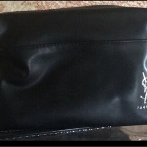 Yves Saint Laurent Black Leather Men's Bag